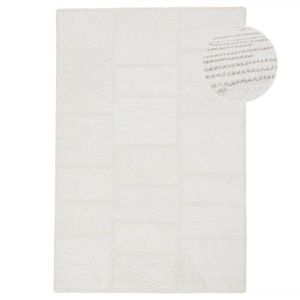 Flair Rugs VLNENÝ KOBEREC, 140/200 cm biela vyobraziť