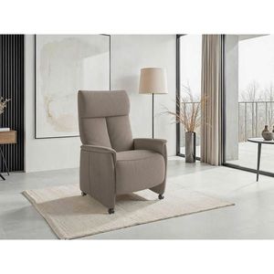 Sit & More RELAXAČNÉ KRESLO, textil, taupe vyobraziť