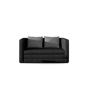 MID.YOU ROZKLADACIA POHOVKA, textil, sivá, čierna vyobraziť