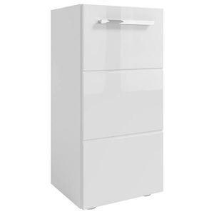 MID.YOU SPODNÁ SKRINKA, biela s vysokým leskom, biela, 34/72/31 cm vyobraziť