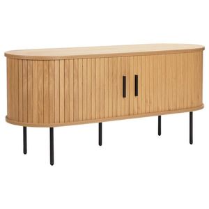 Xora NÍZKA KOMODA, čierna, farba duba, 120/55/40 cm vyobraziť