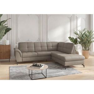 Sit & More ROHOVÁ SEDAČKA, textil, koža, sivá vyobraziť