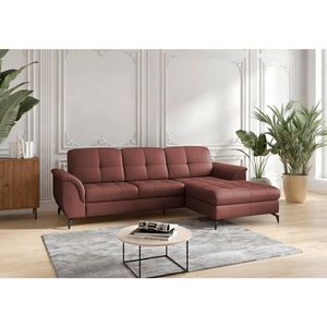 Sit & More ROHOVÁ SEDAČKA, koža, červenohnedá vyobraziť
