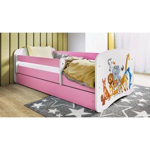 MID.YOU POSTEĽ PRE DETI A MLÁDEŽ 80/160 cm, biela, pink vyobraziť