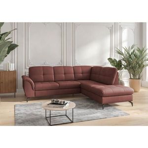 Sit & More ROHOVÁ SEDAČKA, koža, červenohnedá vyobraziť