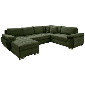 P & B SEDACIA SÚPRAVA, textil, tmavozelená vyobraziť
