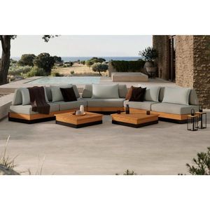 Ambia Garden TERASOVÁ SEDACIA SÚPRAVA 5-dielne, drevo, kov, plast, textil vyobraziť