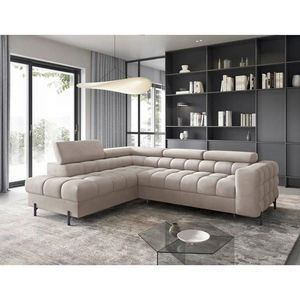 MID.YOU ROHOVÁ SEDAČKA, textil, béžová vyobraziť