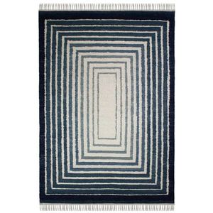 Flair Rugs RUČNE TKANÝ KOBEREC, 200/300 cm modrá vyobraziť