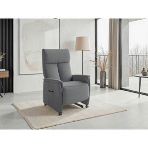 Sit & More RELAXAČNÉ KRESLO, textil, sivá vyobraziť