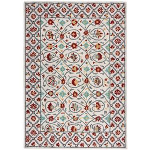 Flair Rugs TKANÝ KOBEREC, 160/230 cm krémová, červená vyobraziť