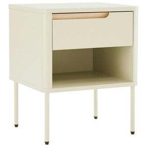 Carryhome NOČNÝ STOLÍK, dub, sivobiela, 45/55/40 cm vyobraziť
