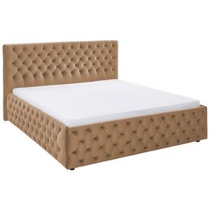 home24 ČALÚNENÁ POSTEĽ, 180/200 cm, svetlohnedá vyobraziť