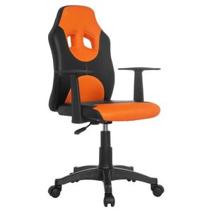 MID.YOU OTOČNÁ STOLIČKA PRE MLÁDEŽ, oranžová, čierna vyobraziť
