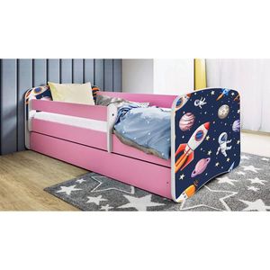 MID.YOU POSTEĽ PRE DETI A MLÁDEŽ 80/160 cm, biela, pink vyobraziť