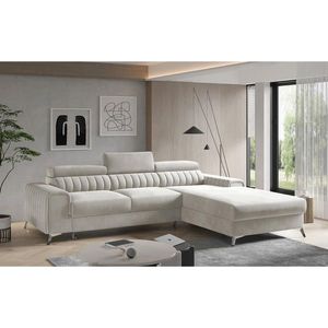 MID.YOU ROHOVÁ SEDAČKA, textil, béžová vyobraziť