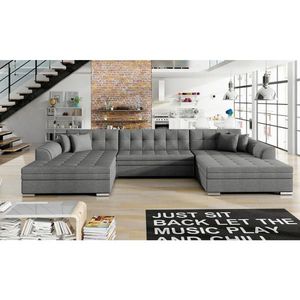 MID.YOU SEDACIA SÚPRAVA, textil, sivá vyobraziť