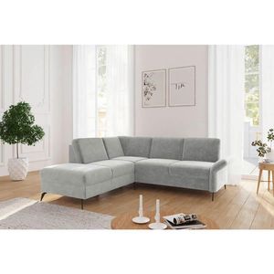 Sit & More ROHOVÁ SEDAČKA, textil, svetlosivá vyobraziť