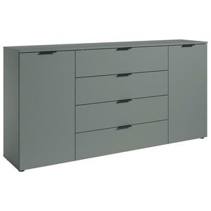 Carryhome ŠIROKÁ KOMODA, šalviovozelená, 180/90/40 cm vyobraziť