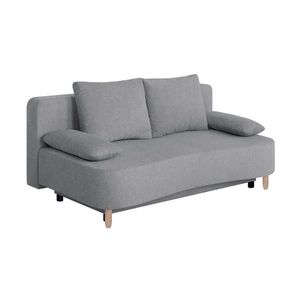 P & B ROZKLADACIA POHOVKA, textil, kompozitné drevo, taupe vyobraziť