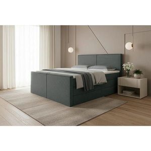 Livetastic BOXSPRINGOVÁ POSTEĽ, 180/200 cm, sivá vyobraziť