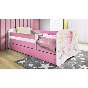 MID.YOU POSTEĽ PRE DETI A MLÁDEŽ 80/160 cm, biela, pink vyobraziť