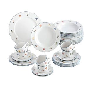 Seltmann Weiden KOMBINOVANÝ SERVIS 30-dielne, porcelán keramika vyobraziť