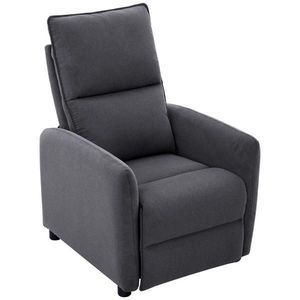 Carryhome TV KRESLO, drevo, kov, plast, textil, tmavosivá vyobraziť