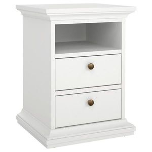 P & B NOČNÝ STOLÍK, biela, 43, 6/58, 8/40 cm vyobraziť