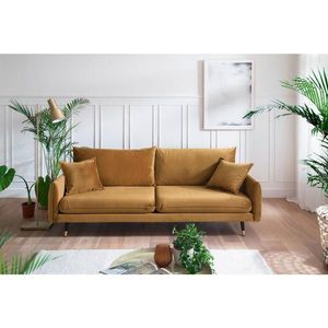 MID.YOU TROJMIESTNA POHOVKA, textil, horčicovožltá vyobraziť
