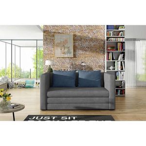 MID.YOU ROZKLADACIA POHOVKA, textil, modrá, sivá vyobraziť