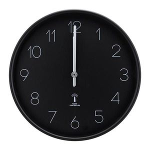 Ambia Home RÁDIOM RIADENÉ HODINY čierna 37, 8 cm vyobraziť