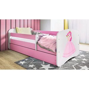 MID.YOU POSTEĽ PRE DETI A MLÁDEŽ 80/160 cm, biela, pink vyobraziť