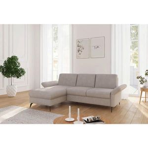 Sit & More ROHOVÁ SEDAČKA, textil, sivobéžová vyobraziť