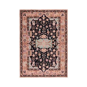 Flair Rugs TKANÝ KOBEREC, 160/230 cm ružová, čierna vyobraziť