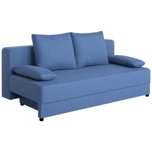 ROZKLADACIA POHOVKA, textil, modrá vyobraziť