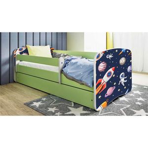 MID.YOU POSTEĽ PRE DETI A MLÁDEŽ 80/160 cm, zelená, biela vyobraziť