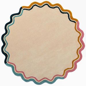 Flair Rugs VLNENÝ KOBEREC, 180/180 cm viacfarebná vyobraziť
