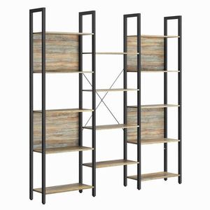 Boxxx REGÁL NA ŠANÓNY, hnedá, čierna, 158/166/24 cm vyobraziť