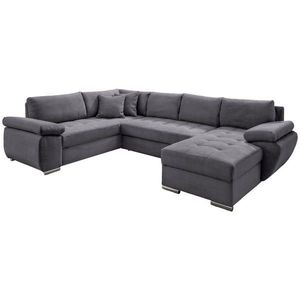 P & B SEDACIA SÚPRAVA, textil, sivá vyobraziť
