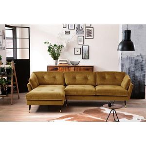 MID.YOU ROHOVÁ SEDAČKA, textil, horčicovožltá vyobraziť