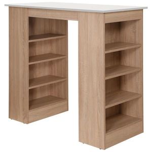 Respekta BAROVÝ STÔL, biela, farba duba, 103/50/115 cm vyobraziť