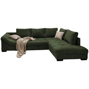 P & B ROHOVÁ SEDAČKA, textil, tmavozelená vyobraziť