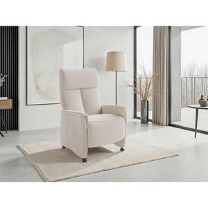 Sit & More RELAXAČNÉ KRESLO, textil, krémová vyobraziť