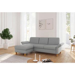 Sit & More ROHOVÁ SEDAČKA, textil, svetlosivá vyobraziť