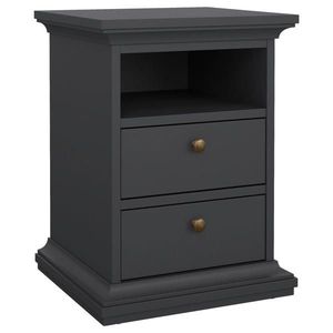P & B NOČNÝ STOLÍK, sivá, 43, 6/58, 8/40 cm vyobraziť