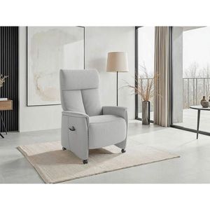 Sit & More RELAXAČNÉ KRESLO, textil, strieborná vyobraziť