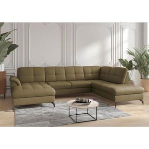 Sit & More SEDACIA SÚPRAVA, textil, koža, olivovozelená vyobraziť