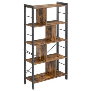 Boxxx REGÁL, hnedá, čierna, uhlíková oceľ, 74/154, 5/30 cm vyobraziť