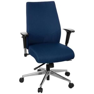 MID.YOU OTOČNÁ STOLIČKA, plochá tkanina, čierna, tmavomodrá vyobraziť